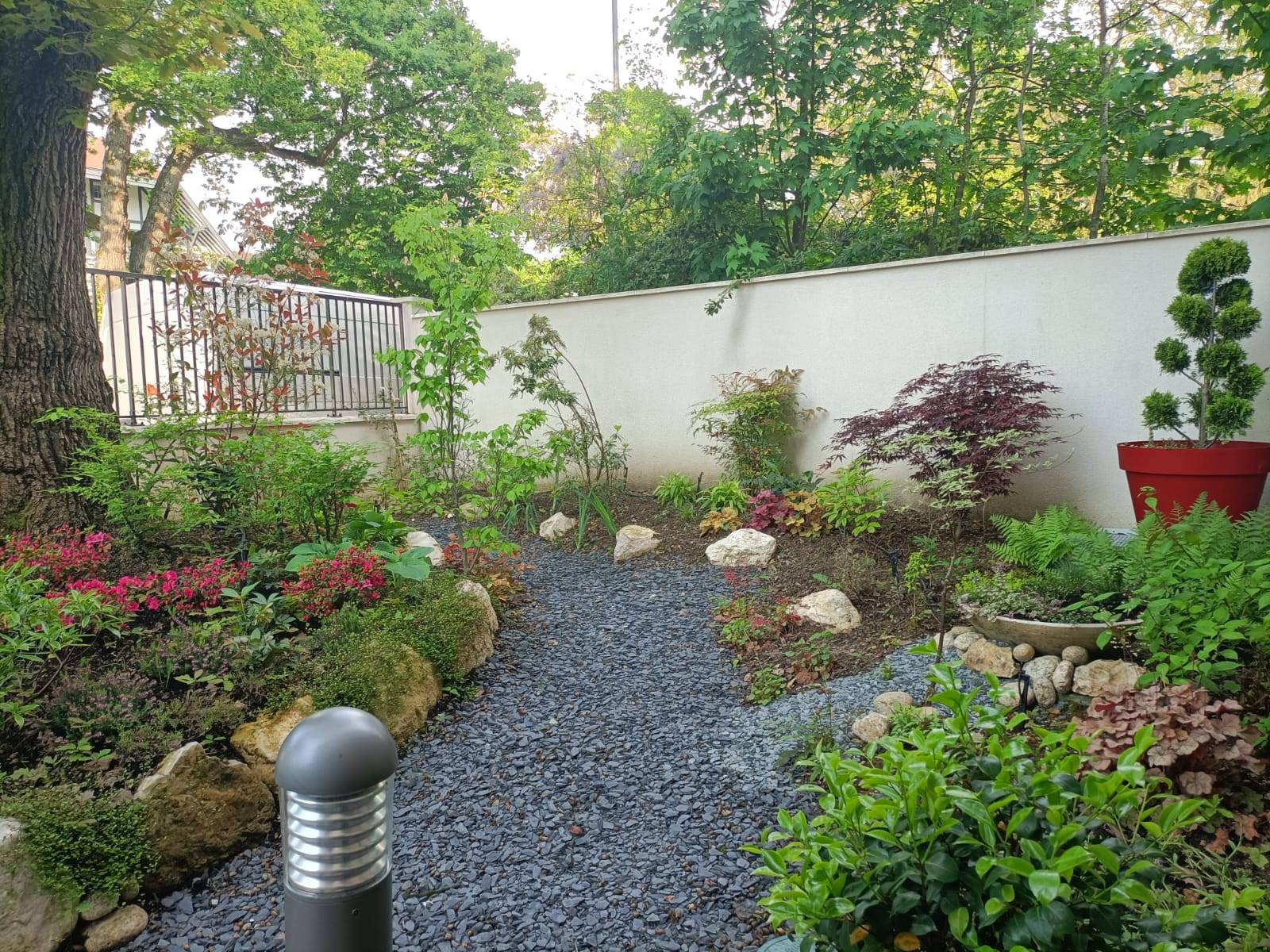 Aménagement paysager pour un maison d'hôte près de Garches dans les Hauts-de-Seine 92