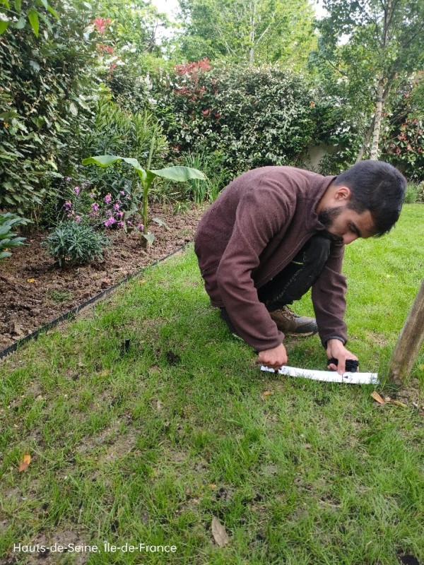 Installation d'un robot de tonte à proximité de Garches