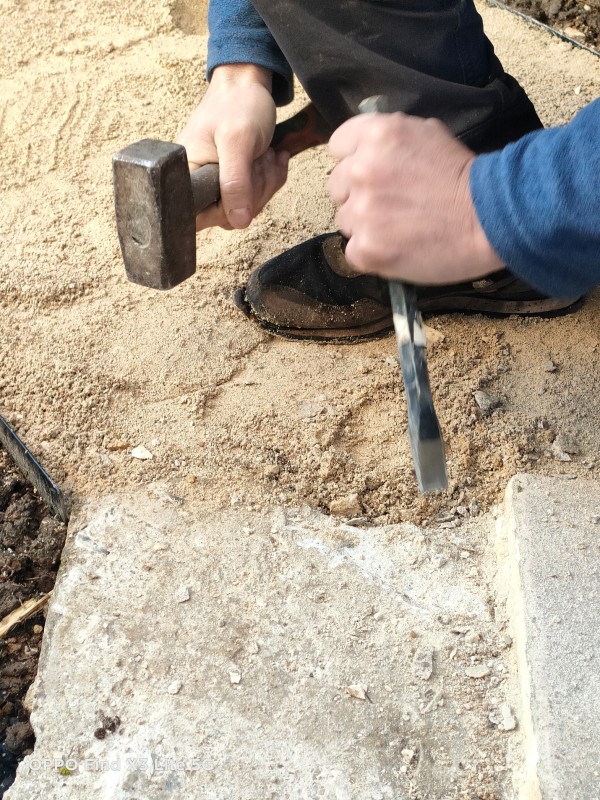 Réalisation de murets de soutènement à l'Etang la Ville