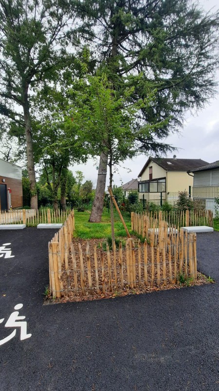 Aménagement des espaces verts du gymnase de l'Etang la Ville